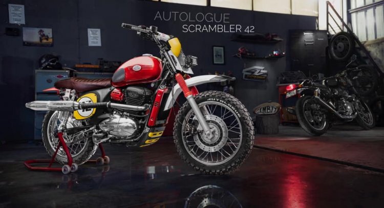 Custom Jawa 42 based Scrambler by Autologue Design will blow you away