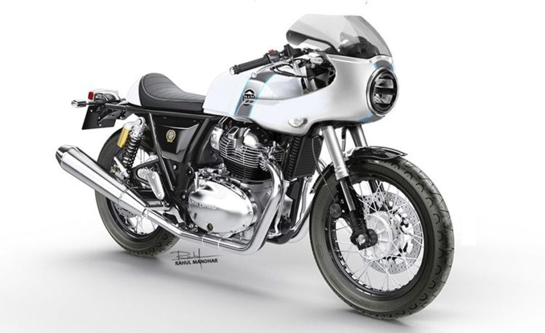 Autologue coming up with Cafe Racer treatment for RE GT 650 soon