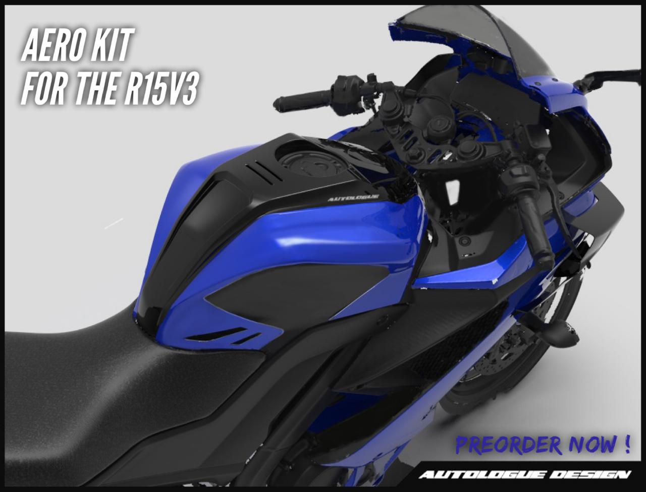 Yamaha R15 V3 Aftermarket Modification Aero Kit Launched By Autologue Design