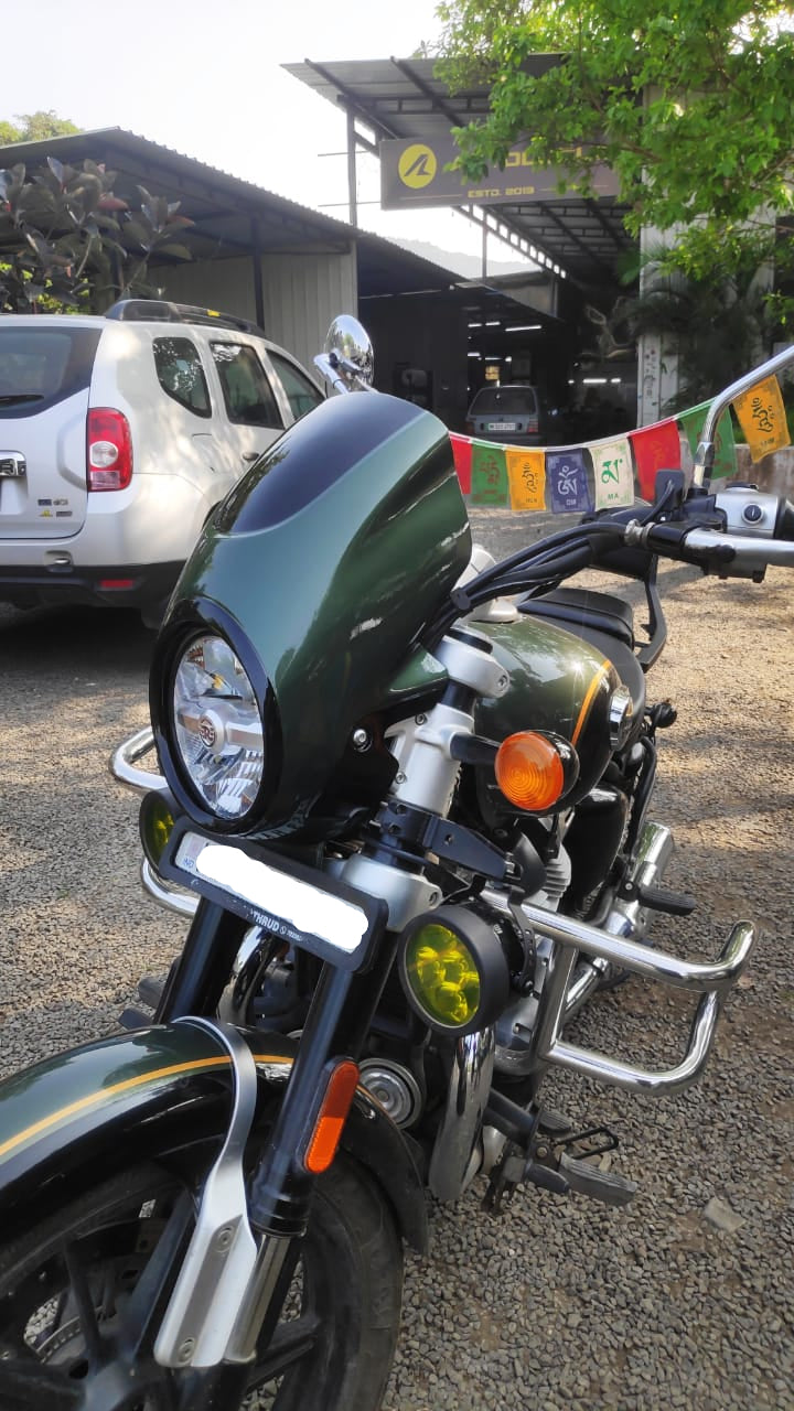 RE Super Meteor 650 | Buff  | Headlamp cover